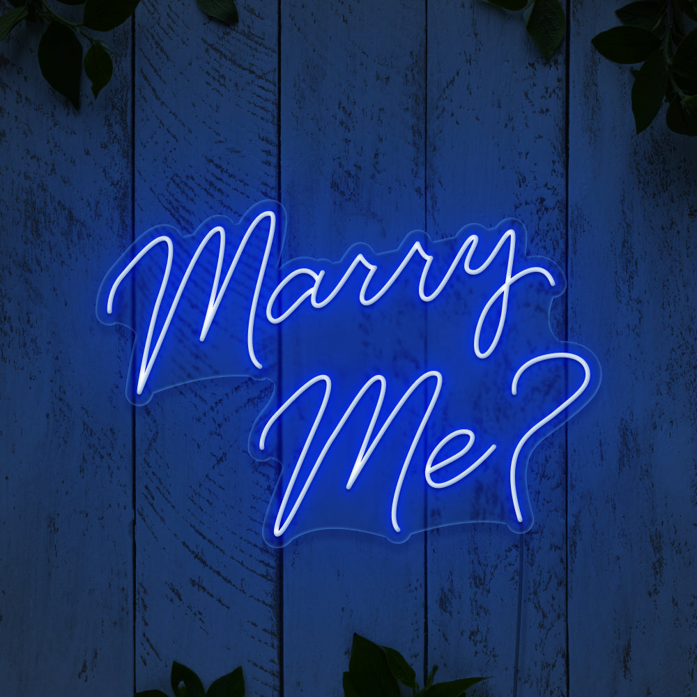 Marry Me Neon Sign