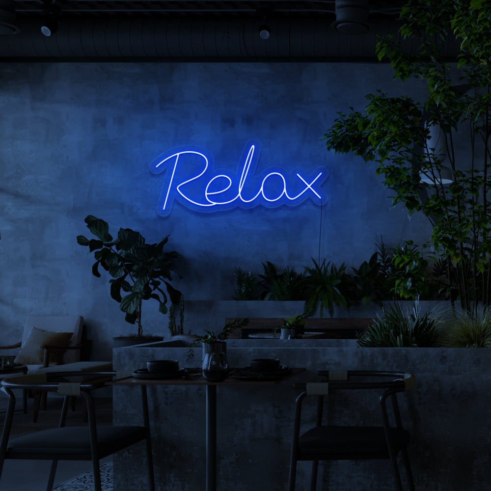 Relax Neon Sign