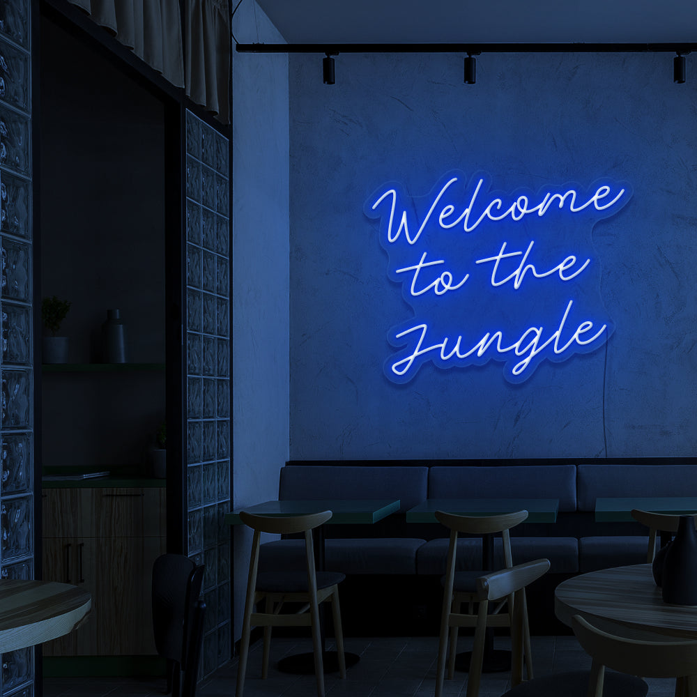 Welcome To The Jungle Neon Sign