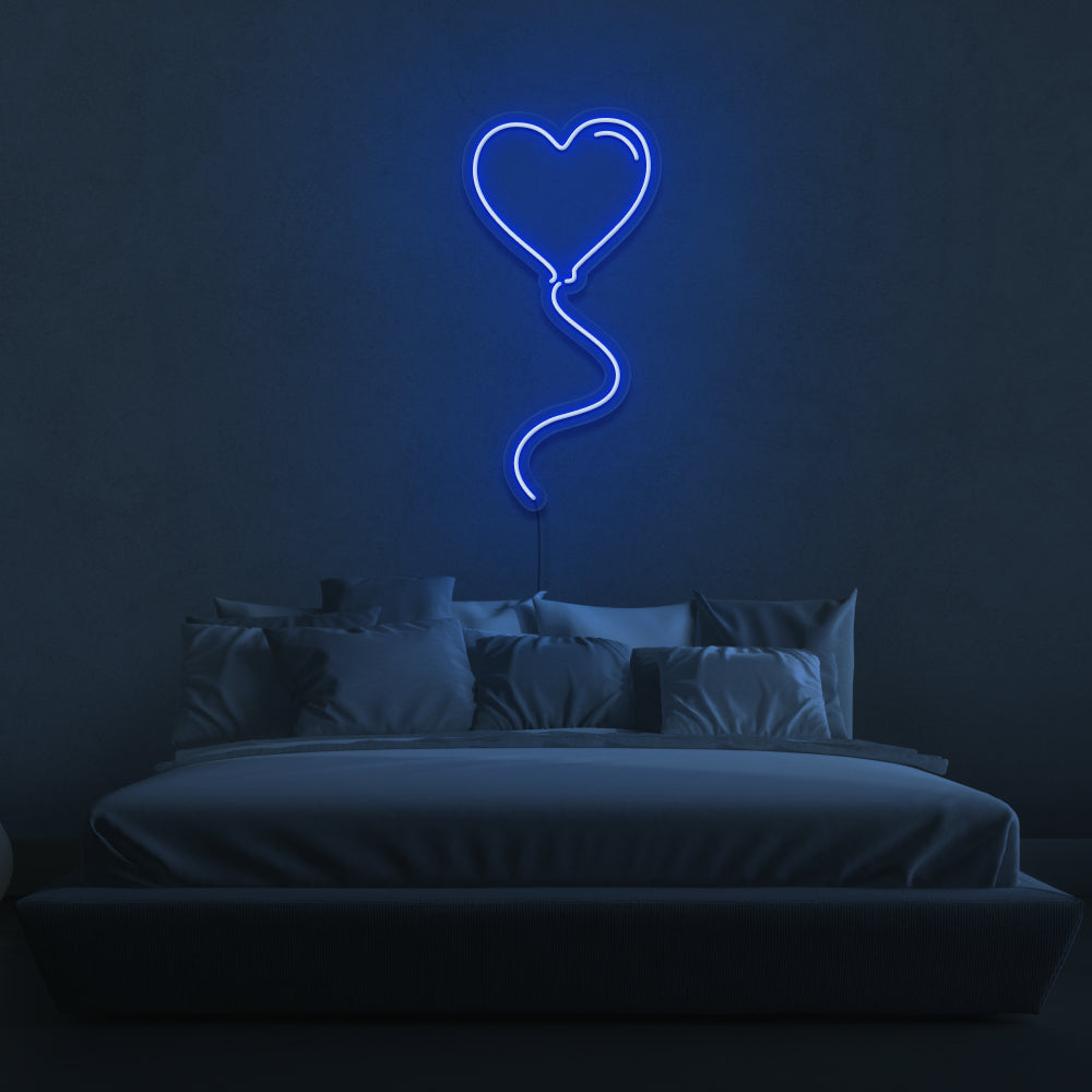 Heart Balloon Neon Sign