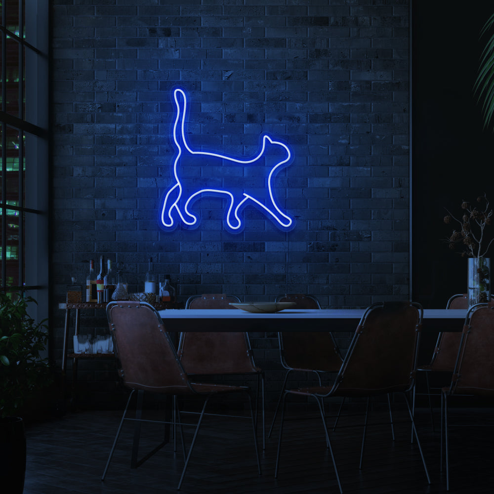 Cat v2 Neon Sign