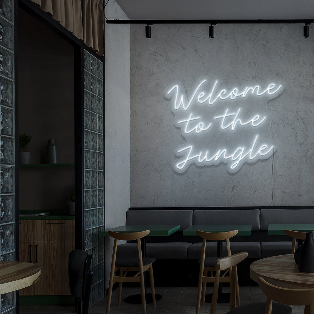 Welcome To The Jungle Neon Sign