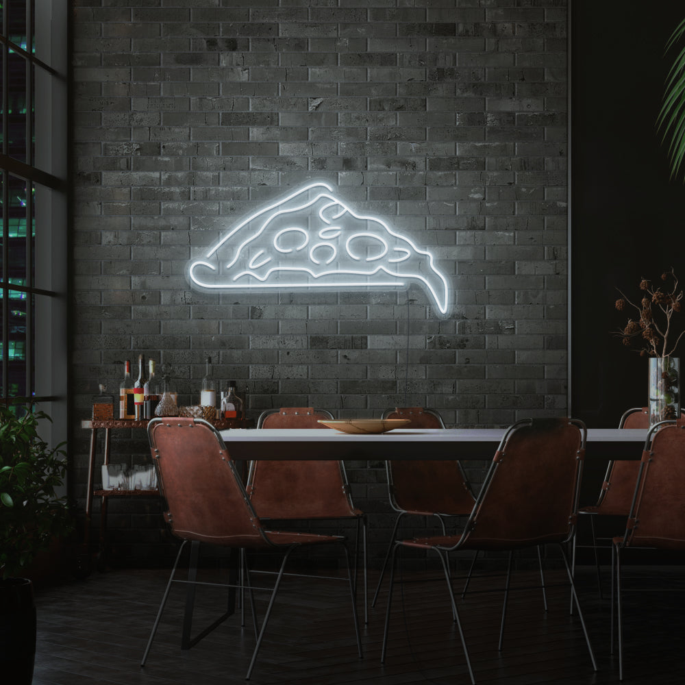 Slice of Pizza Neon Sign