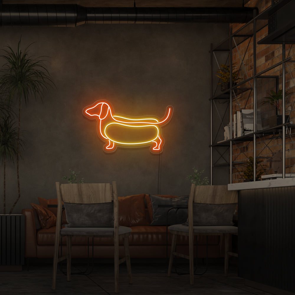 Sausage Dog Neon Sign