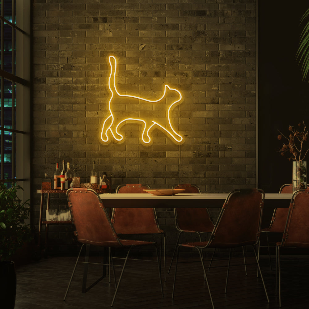 Cat v2 Neon Sign