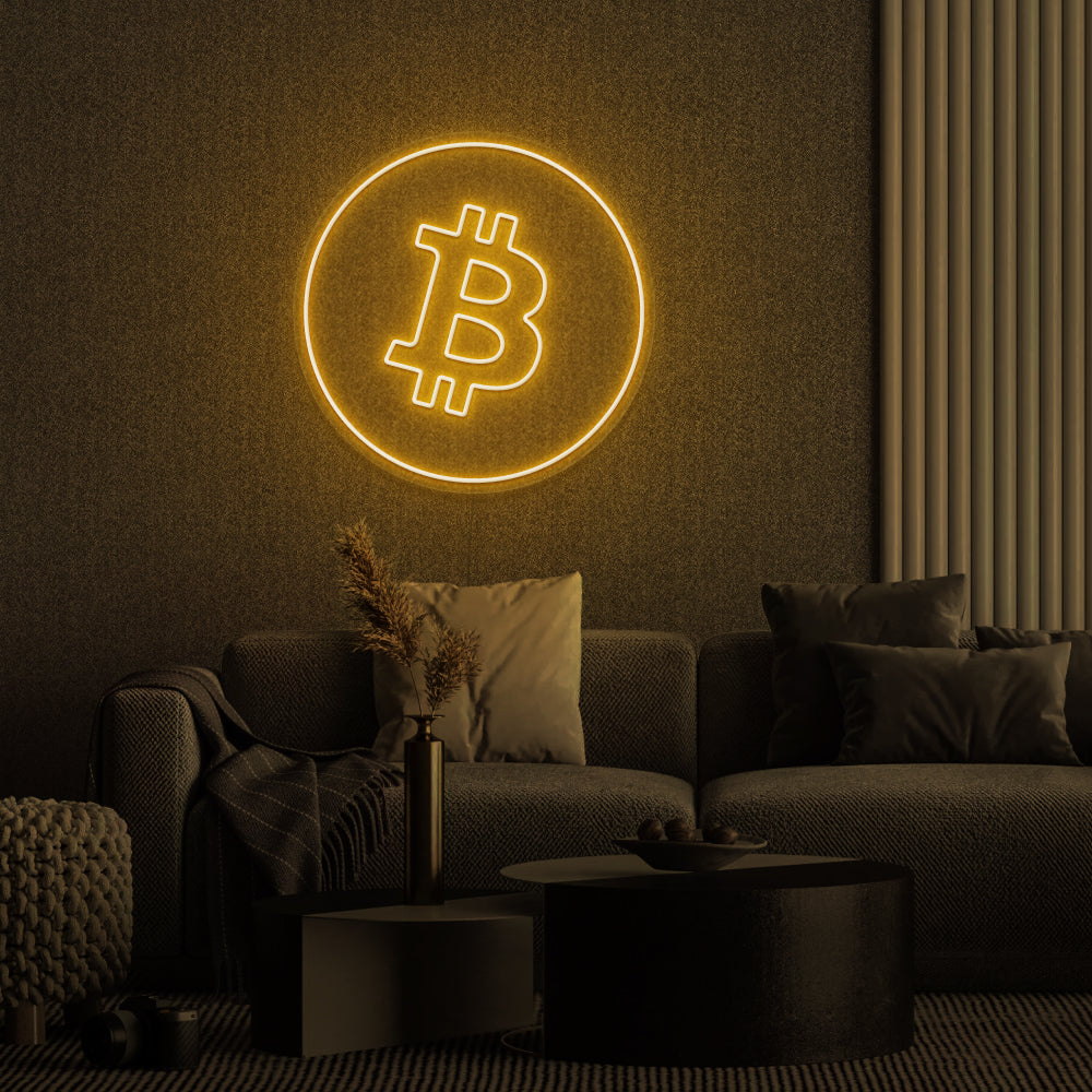 Bitcoin Neon Sign