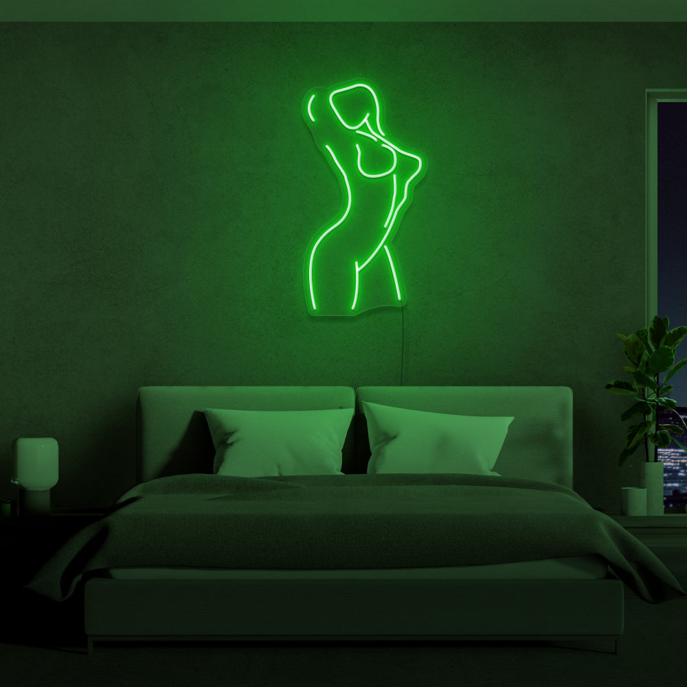 Female Body Neon Sign