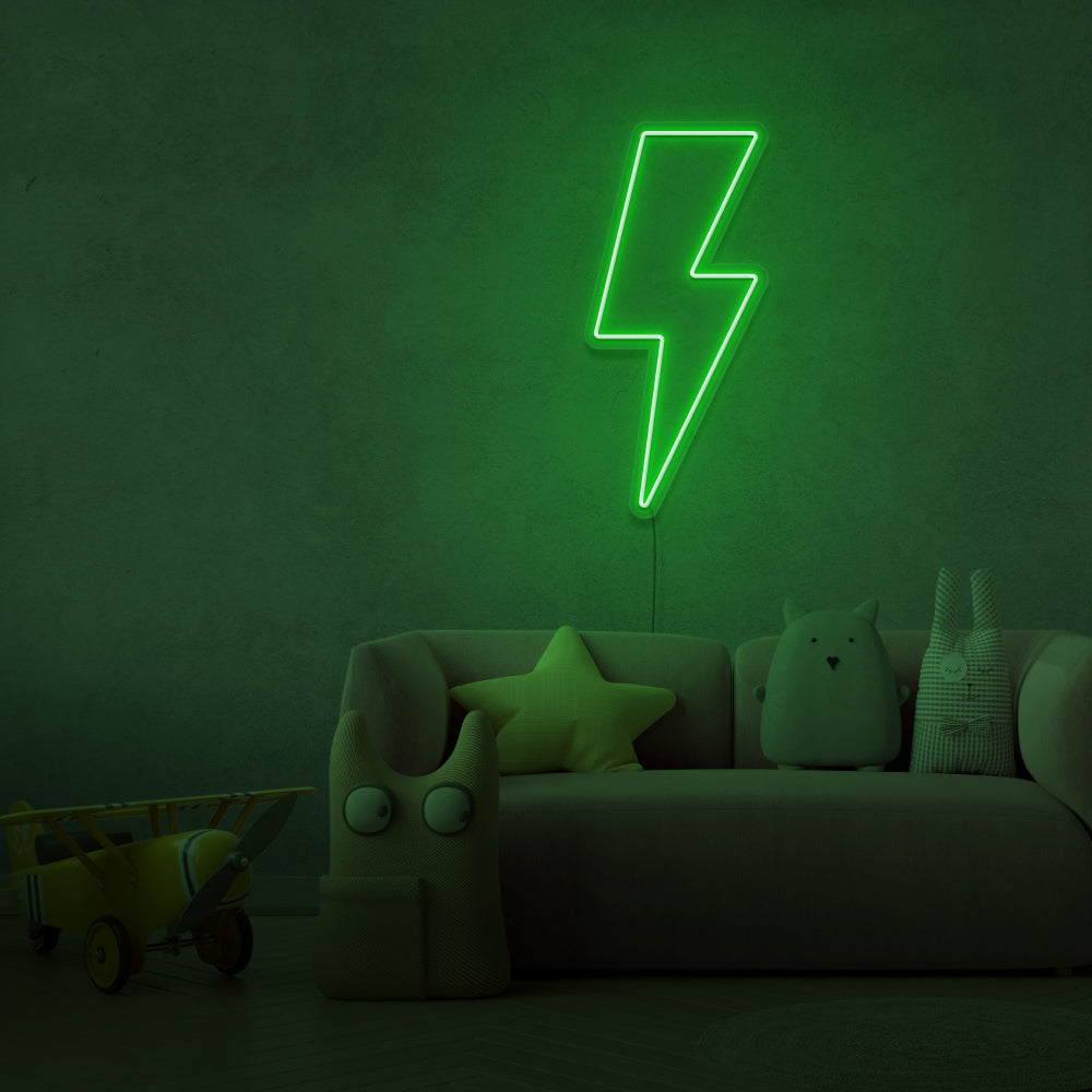 Lightning Bolt Neon Sign