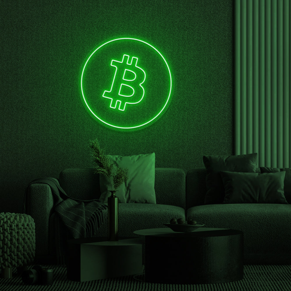 Bitcoin Neon Sign