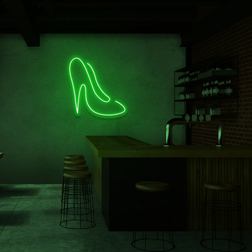 High Heel Neon Sign