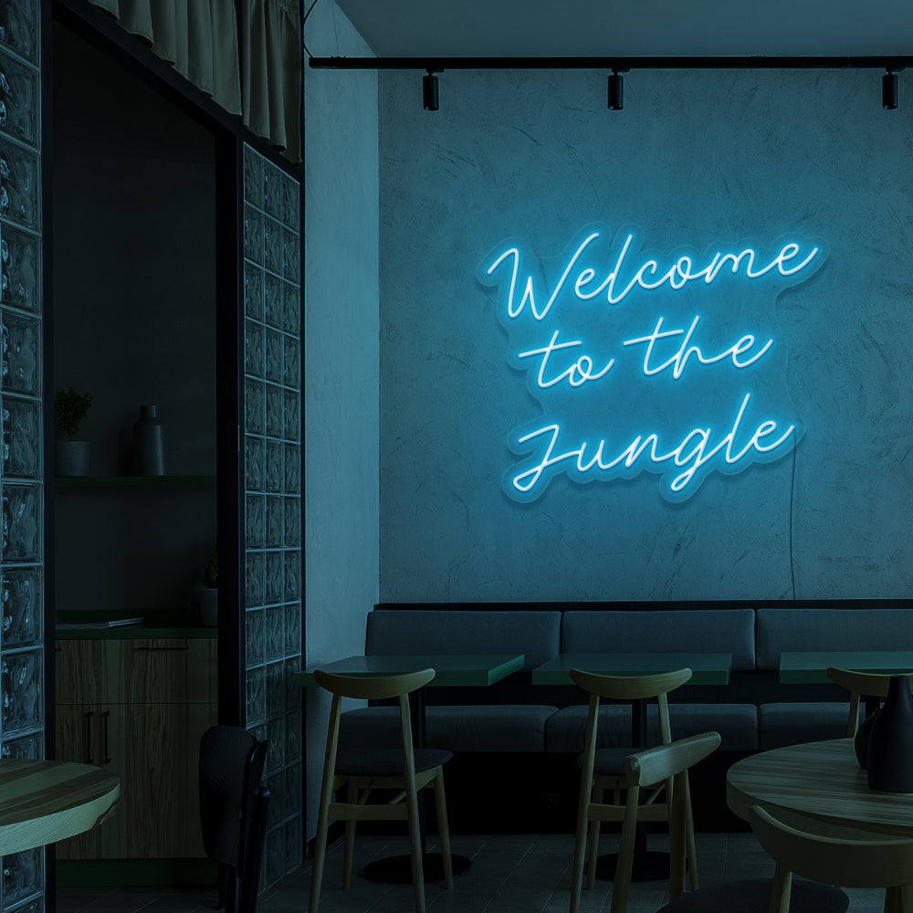 Welcome To The Jungle Neon Sign