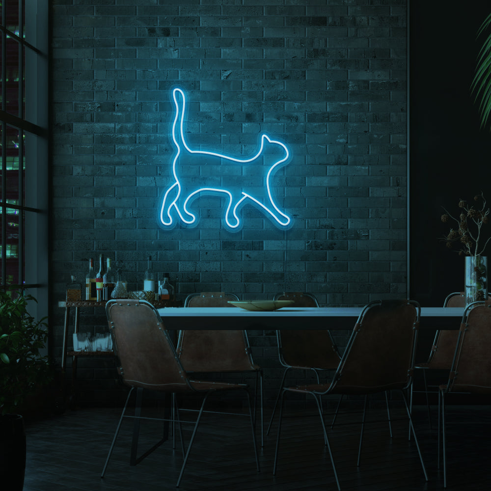 Cat v2 Neon Sign