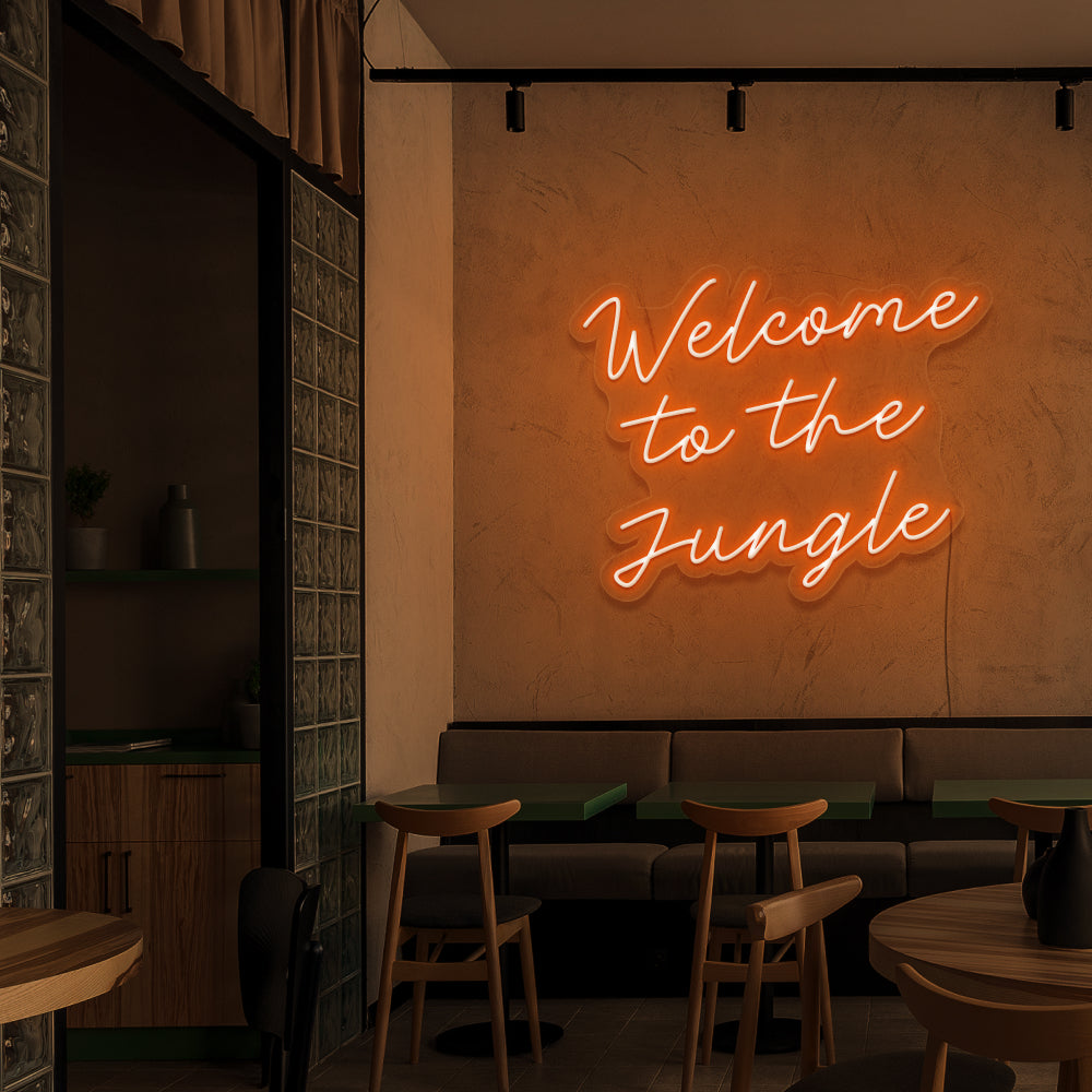 Welcome To The Jungle Neon Sign