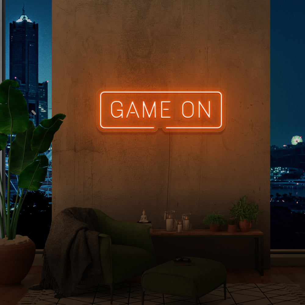 Game On Neon Sign