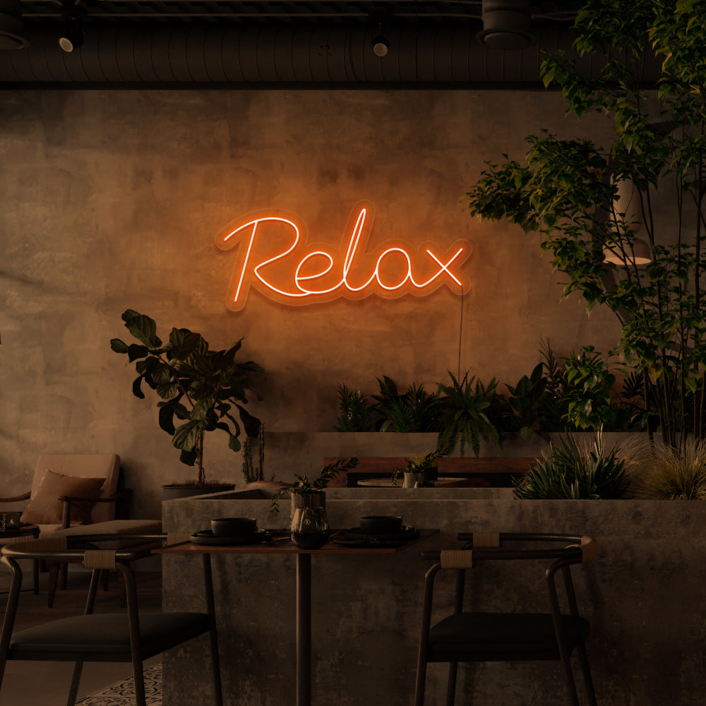 Relax Neon Sign