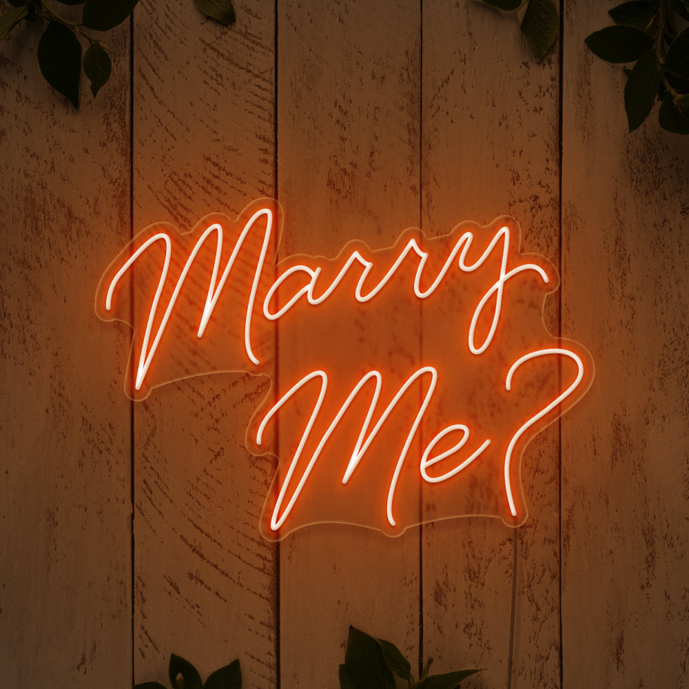 Marry Me Neon Sign