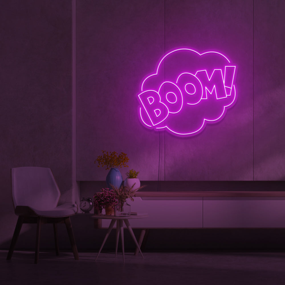 BOOM! Neon Sign