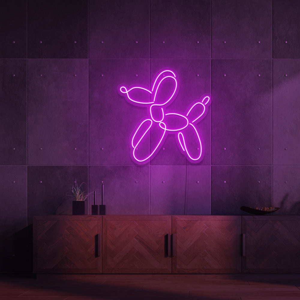 Balloon Dog Neon Sign