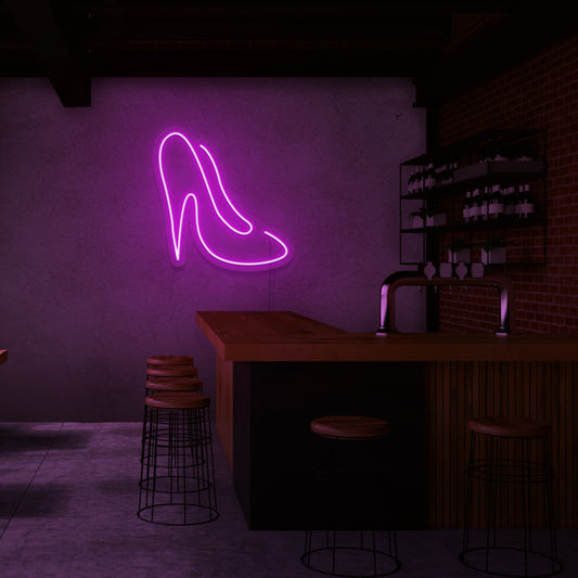 High Heel Neon Sign