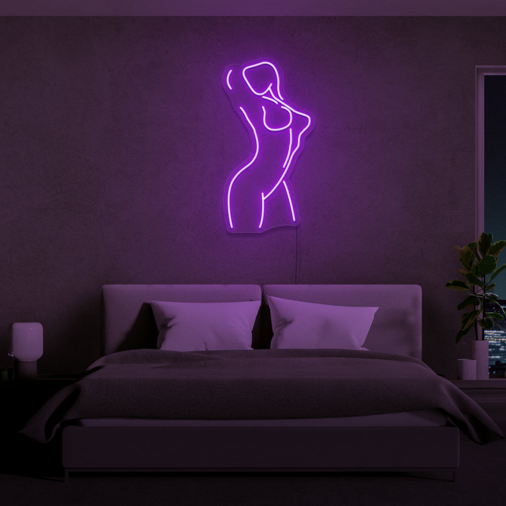 Female Body Neon Sign