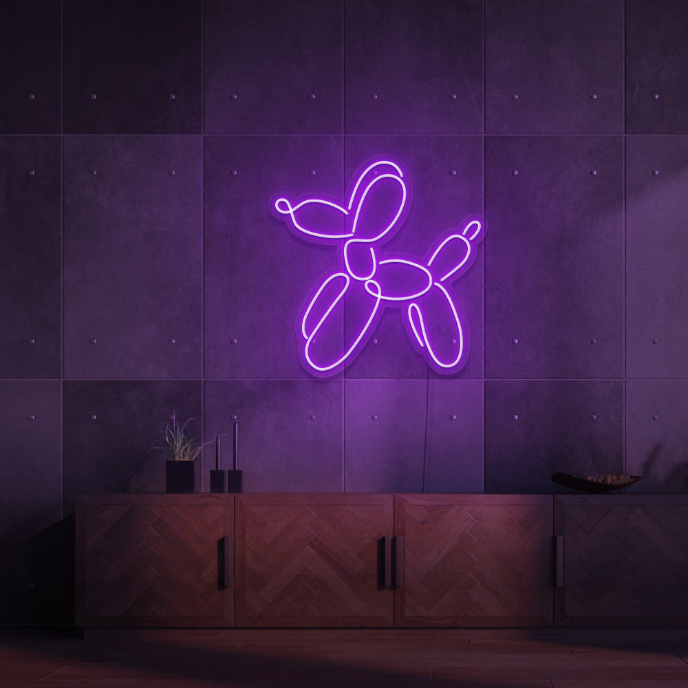 Balloon Dog Neon Sign