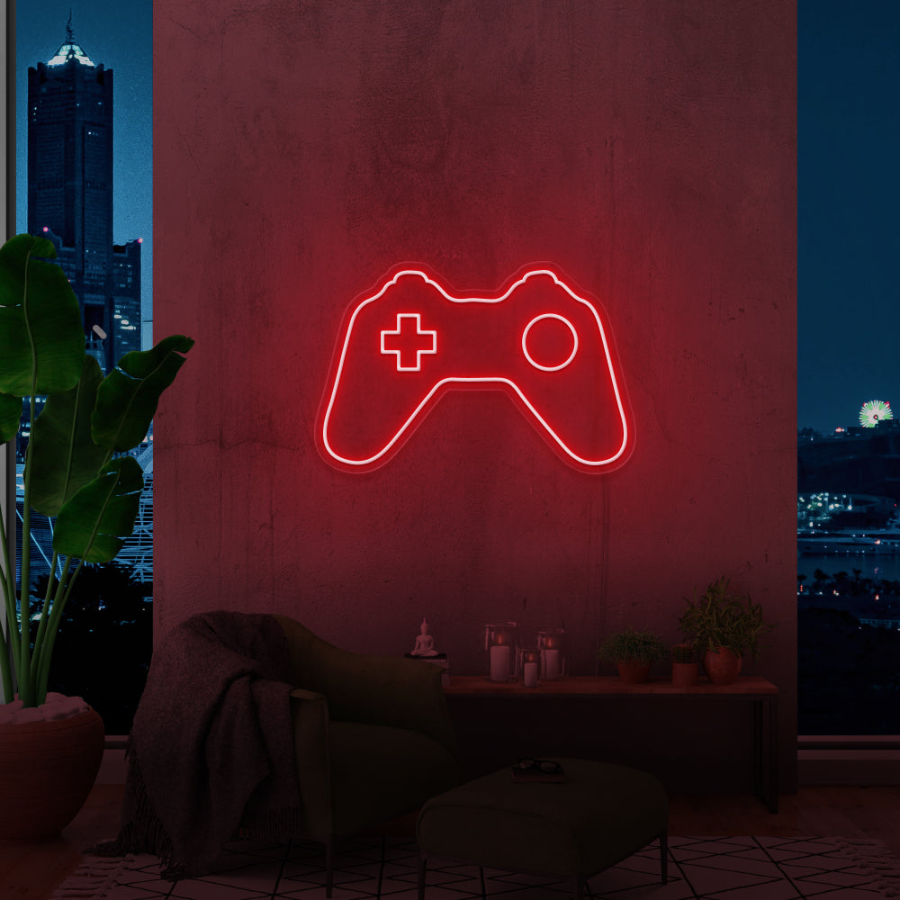 Gaming Controller Neon Sign