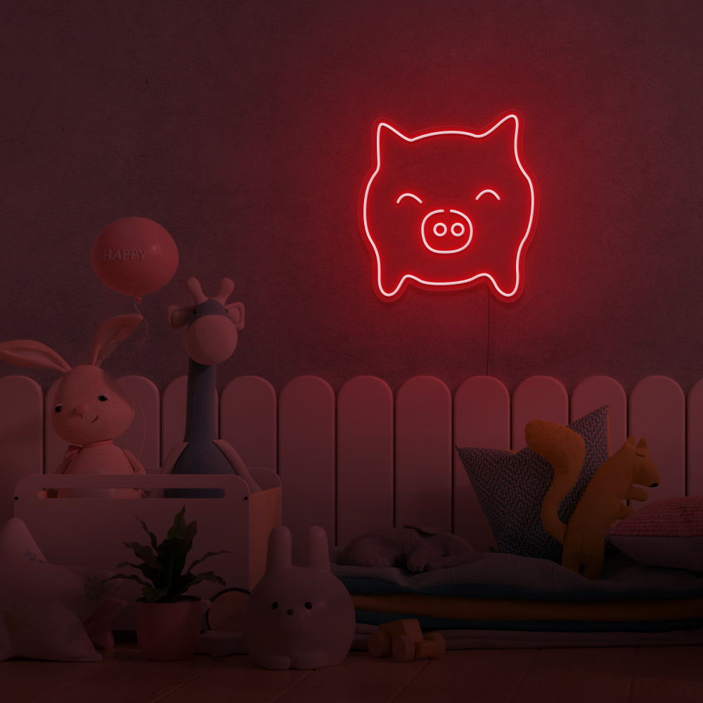 Pig Neon Sign