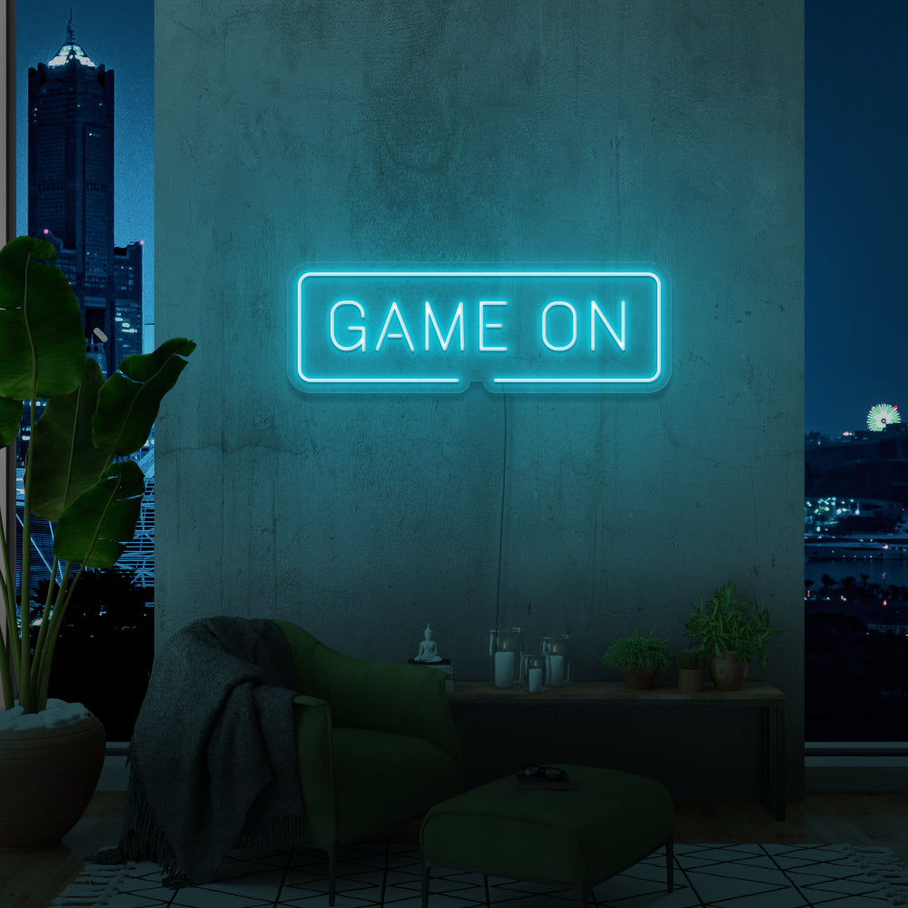 Game On Neon Sign