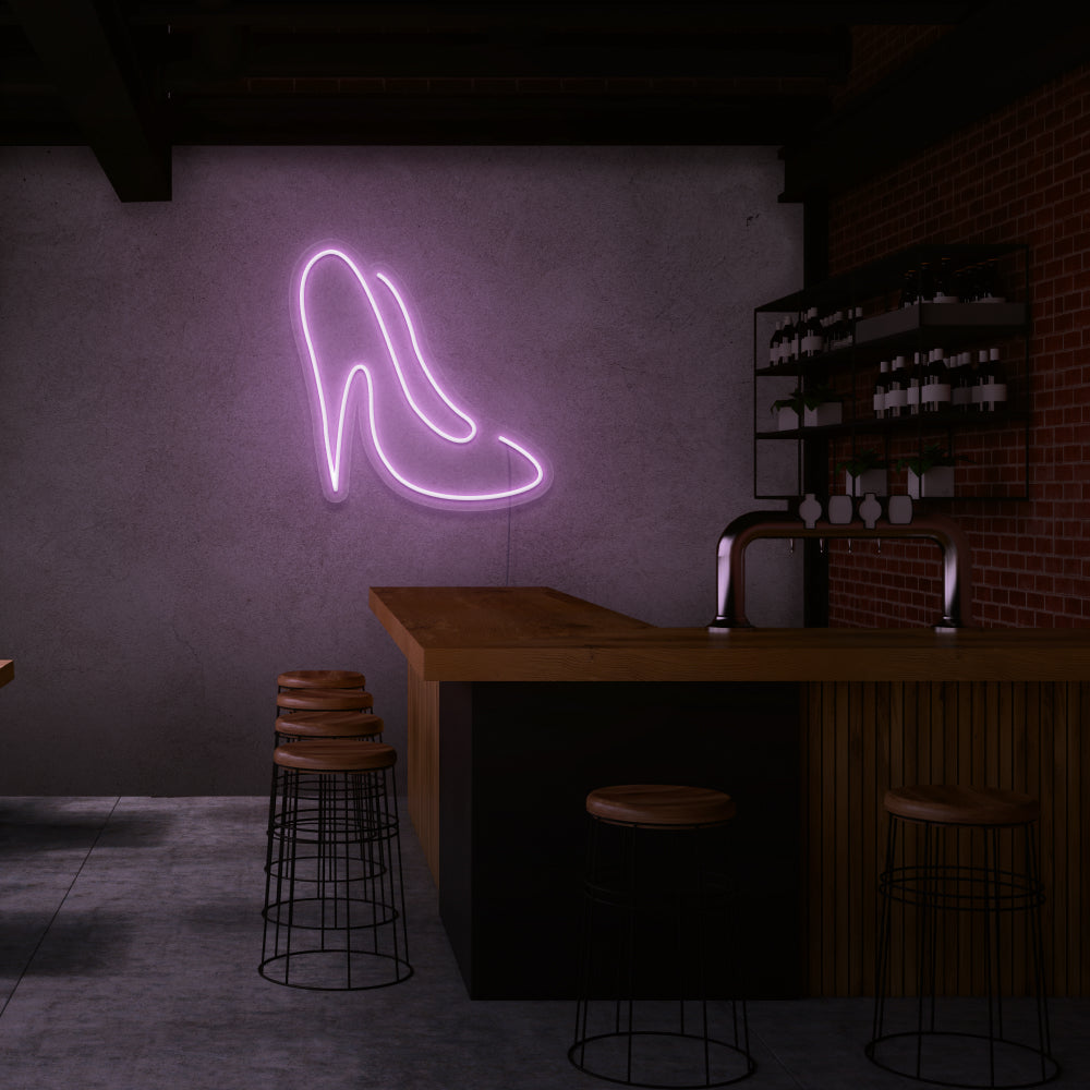 High Heel Neon Sign