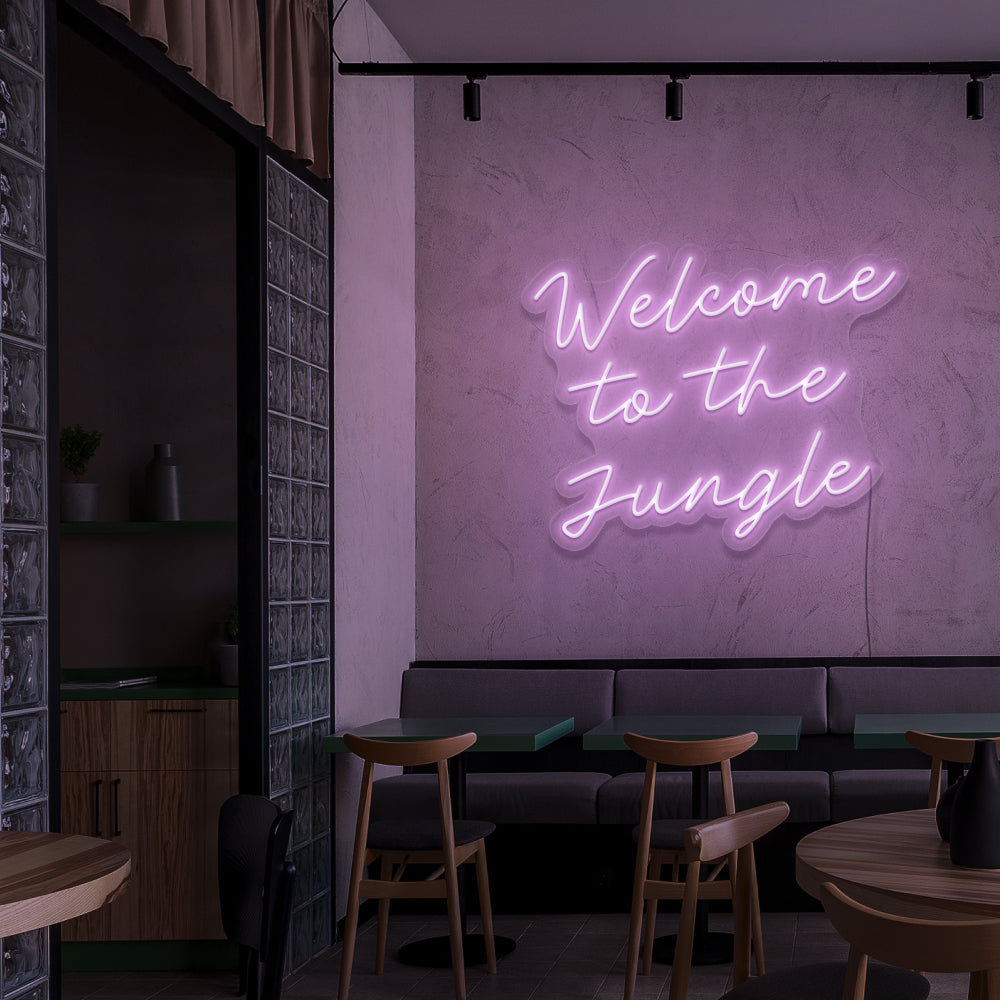 Welcome To The Jungle Neon Sign