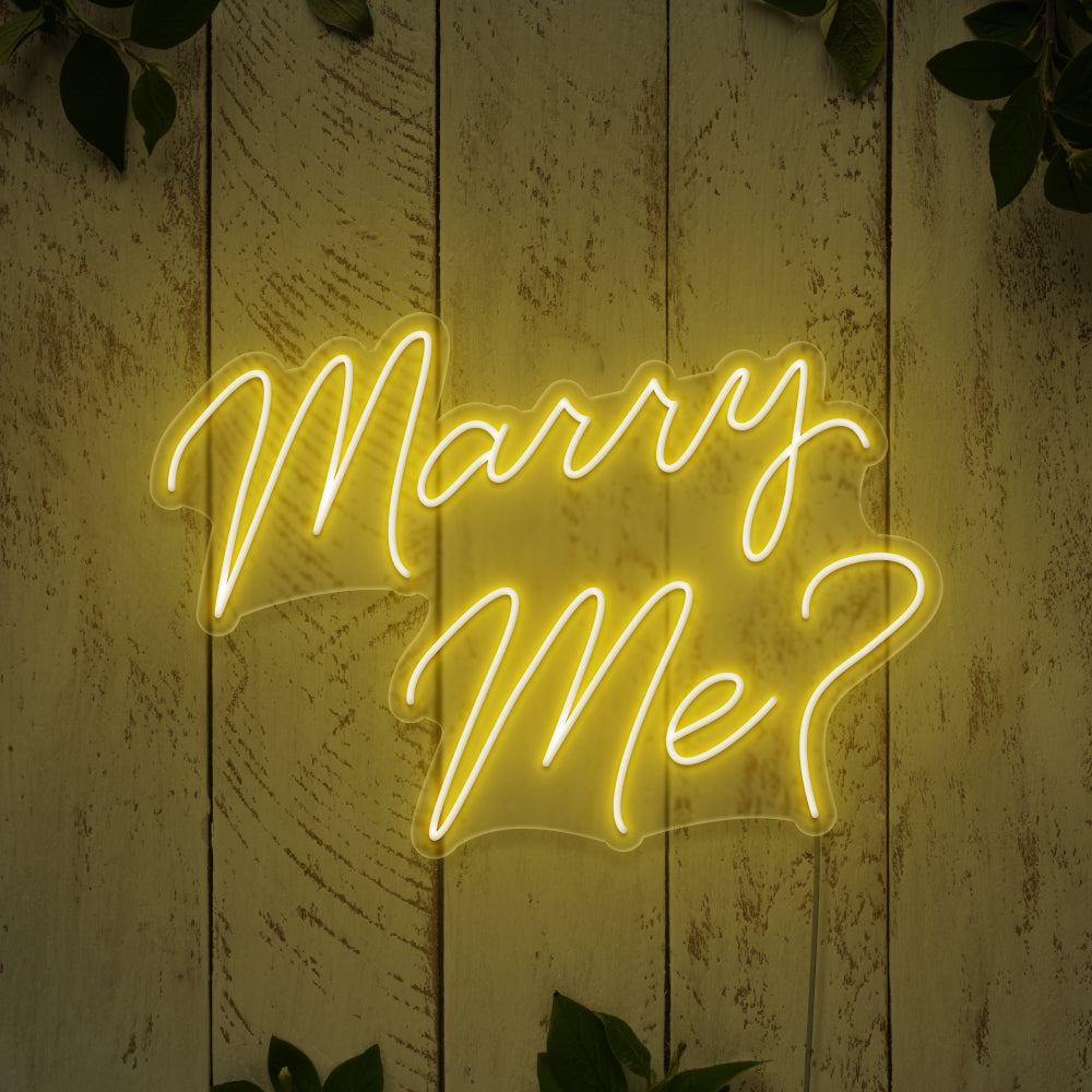 Marry Me Neon Sign